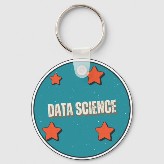 Datenwissenschaft Schlüsselanhänger (Vorderseite)