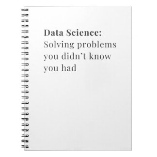 Datenwissenschaften lösen Probleme Notebook Notizblock