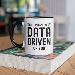 Datenwissenschaftler, die nicht sehr von Ihnen ang Kaffeetasse