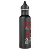 Datenwissenschaftler Fakten Datenanalyst Informati Edelstahlflasche (Links)