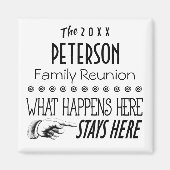 Datiert, was hier passiert Spaß Keepake Geschenk Magnet (Vorne)