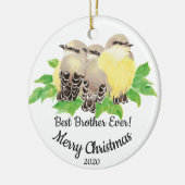 Datierte, benutzerdefinierte Wasserfarben-Brutvoge Keramikornament (Links)