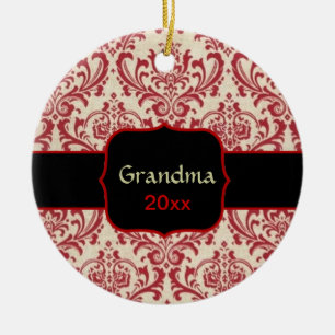 Datierte und personalisierte keramikornament