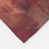 Datierte Weihnachten Running Brown Pferd Fleecedecke (Ecke)