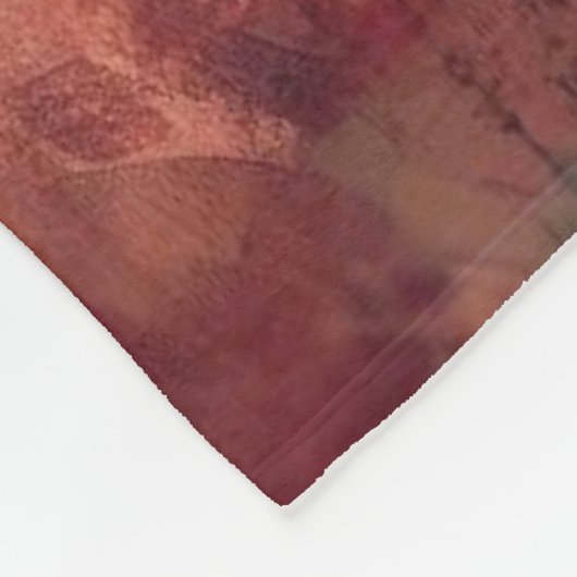 Datierte Weihnachten Running Brown Pferd Fleecedecke (Ecke)