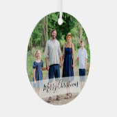 Datiertes Foto-Ornament - Sake-Geschenk Ornament Aus Metall (Vorderseite Rechts)