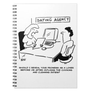Dating-Agentur - Geschick als Liebhaber Notizblock