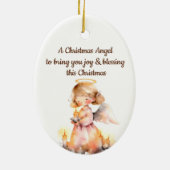 Dating Christmas Angel for Joy Sessing Keramik Ornament (Hinten)