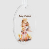Dating Christmas Angel for Joy Sessing Ornament (Vorderseite)