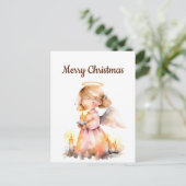 Dating Christmas Angel for Joy Sessing Postkarte (Stehend Vorderseite)