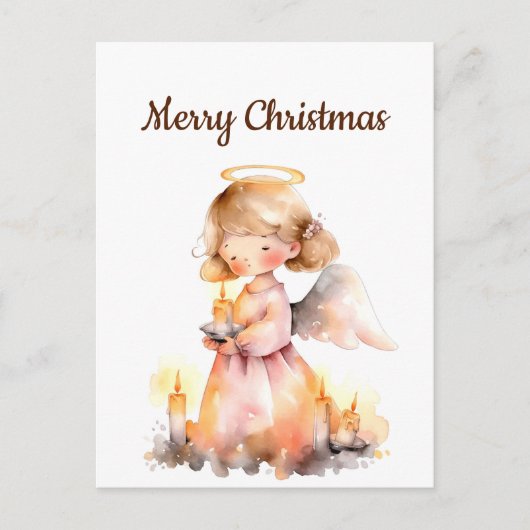 Dating Christmas Angel for Joy Sessing Postkarte (Vorderseite)