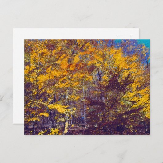 Dating-Herbst Postkarte (Vorne/Hinten)