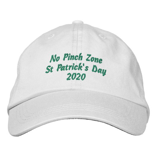 Dating St Patricks Day Stickhut Bestickte Baseballkappe (Vorderseite)