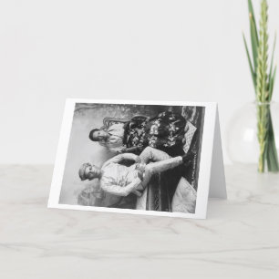Dato Mandi und Ehefrau auf den Philippinen Fotogra Karte