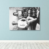 Dato Mandi und Ehefrau auf den Philippinen Fotogra Leinwanddruck (Insitu (Holzboden))