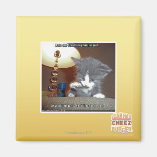 Dats ein kleiner Schrittpelz ich Magnet