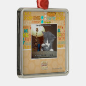 Dats ein kleiner Schrittpelz ich Ornament Aus Metall (Rechts)