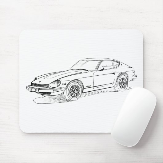 Datsun 280Z Mousepad (Mit Mouse)
