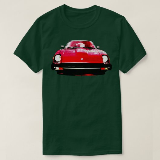 Datsun 280ZX klassisch fett rot T-Shirt (Design vorne)