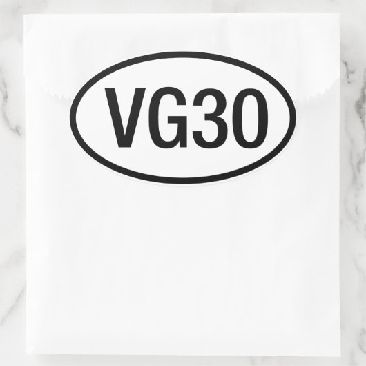 Datsun Nissan VG30 Motor Sticker (Tasche)