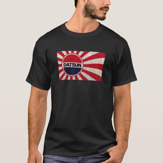 Datsun Vintag aufgehende Sonne Klassisch T-Shirt (Vorderseite)