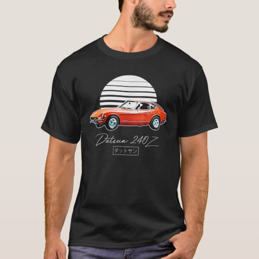 Datsuns 240Z Retro Design T-Shirt (Vorderseite)