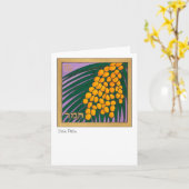 Dattelpalme, eins der sieben Spezies von Israel Karte (Gelbe Blume)