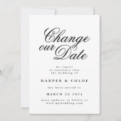 Datum ändern save the date (Vorderseite)