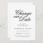 Datum ändern save the date (Vorne/Hinten)