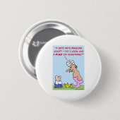 Datum angelina jolie Zuhälter-Geistlampe Button (Vorne & Hinten)