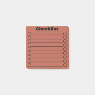 Datum Checkliste Post-it® Notes 3" x 3" Post-it Klebezettel