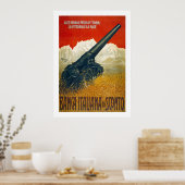 Datum Denaro per la Vittoria (weiß) Poster (Küche)