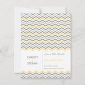 DATUM DER ANKÜNDIGUNG: Zickzack 1 Save The Date (Vorderseite)