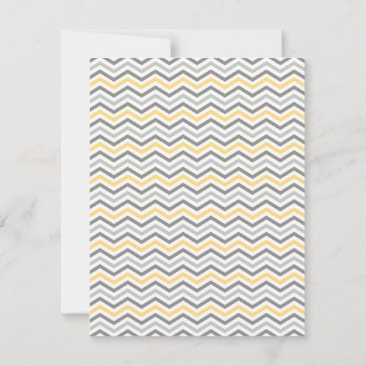 DATUM DER ANKÜNDIGUNG: Zickzack 1 Save The Date (Rückseite)