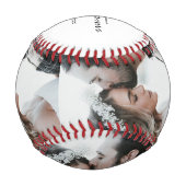 Datum der benutzerdefinierten Foto-Brücke und des Baseball (Rückseite)