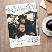 Datum der Blume und des gerissenen Papiers Gerette Einladung