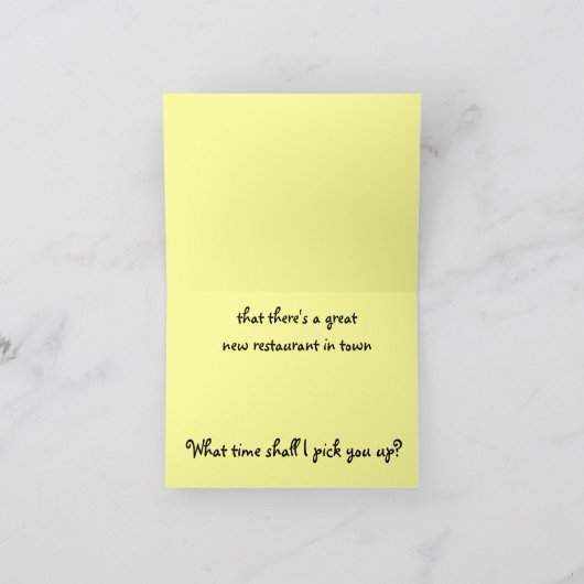 Datum der Einladung (Innenseite)