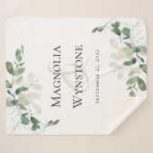 Datum der Eukalyptus Coupels Sherpadecke (Vorderseite (Horizontal))