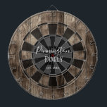 Datum der Festlegung des benutzerdefinierten Famil Dartscheibe<br><div class="desc">Imitate aus Holz mit Monogramm und Familienname in der Mitte der Tafel. Andere Farben sind im Shop erhältlich.</div>