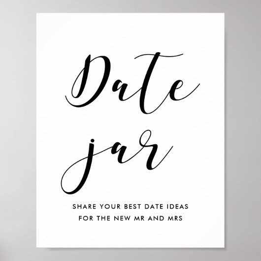 Datum der Hochzeit Poster (Vorne)