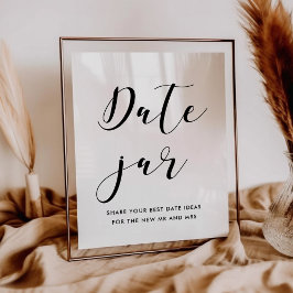 Datum der Hochzeit Poster