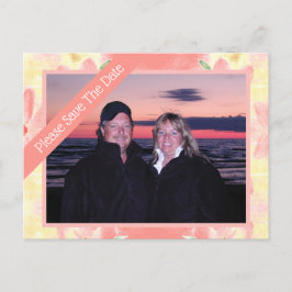 Datum der Hochzeit Postkarte