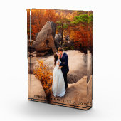 Datum der Hochzeitshöhe und Foto-Blocknamen Fotoblock (Rechts)