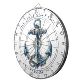 Datum der Nautischen Ankerfamilie Dartscheibe (Vorderseite rechts)