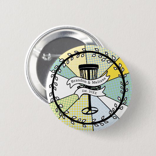 Datum der Personalisierten Einführung von Disk Gol Button (Vorne & Hinten)