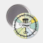 Datum der Personalisierten Einführung von Disk Gol Magnet (Vorderseite/Rückseite)