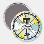 Datum der Personalisierten Einführung von Disk Gol Magnet (Vorderseite/Rückseite)