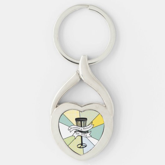 Datum der Personalisierten Einführung von Disk Gol Schlüsselanhänger (Vorderseite)