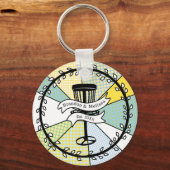 Datum der Personalisierten Einführung von Disk Gol Schlüsselanhänger (Vorderseite)