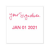 Datum der Unterschrift Permastempel (Design)